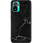 Smartfits Case Hard Xiaomi Redmi Note 10/Note 10S Marble Black + Ring Holder - (Xi.RedmNot10-BlMRB@)