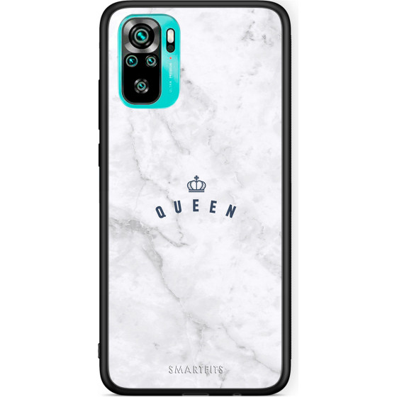 Smartfits Case Hard Xiaomi Redmi Note 10/Note 10S Marble Queen + Ring Holder - (Xi.RedmNot10-QueenMRB@)