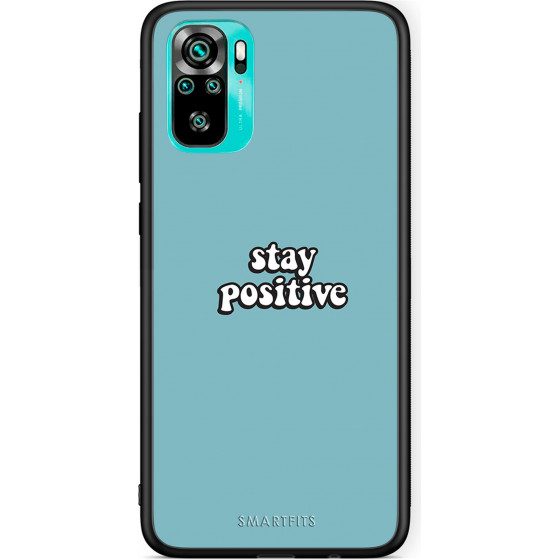 Smartfits Case Hard Xiaomi Redmi Note 10/Note 10S Text Positive + Ring Holder - (Xi.RedmNot10-PositiveTXT@)