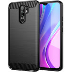 Vivid Case Carbon Xiaomi Redmi 9 Black - (VICARB126BK)