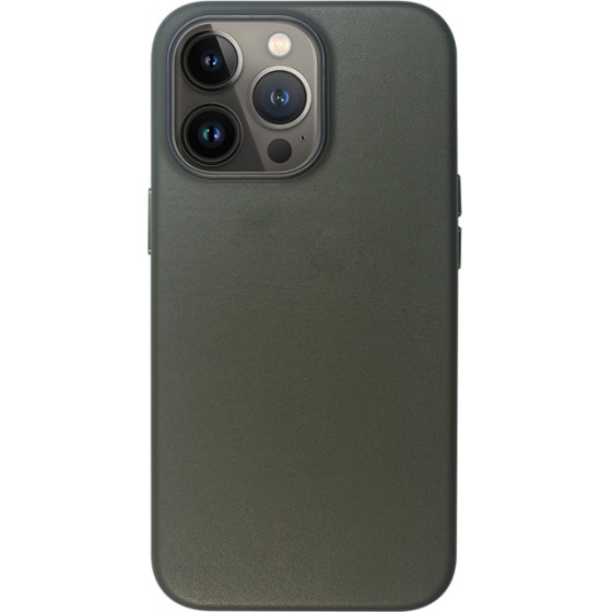 Vivid Leather Case Magsafe Apple iPhone 13 Pro Max Olive Green - (VIMAGLE198OLIVEGR)