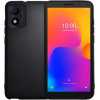 Vivid Set Silicone Matte Case + Tempered Glass Alcatel 1B 2022 Transparent - (VIMAT133BKGLASSTN)