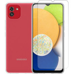 Vivid Set TPU + Tempered Glass Samsung Galaxy A03 Transparent - (VIGELLY212GLASSTN)