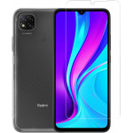 Vivid Set TPU + Tempered Glass Xiaomi Redmi 9C Transparent - (VIGELLY132GLASSTN)