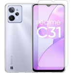 Vivid Set TPU Case + Tempered Glass Realme C31 Transparent - (VIGELLY239GLASSTN)
