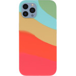 Vivid Silicone Case Liquid Apple iPhone 13 Pro Max Rainbow Waves - (VISILI198RAINBOWAVES)