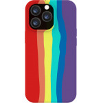 Vivid Silicone Case Liquid Apple iPhone 13 Pro Rainbow - (VISILI197RAINBOW)