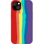 Vivid Silicone Case Liquid Apple iPhone 13 Rainbow - (VISILI196RAINBOW)