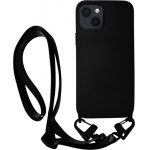 Vivid Silicone Case Strap Apple iPhone 13 Black - (VISISTRAP196BK)
