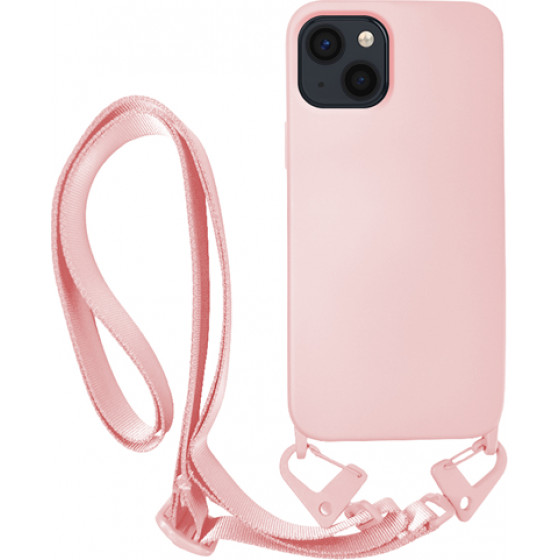 Vivid Silicone Case Strap Apple iPhone 13 Nude - (VISISTRAP196NUDE)