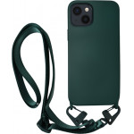 Vivid Silicone Case Strap Apple iPhone 13 Pine Green - (VISISTRAP196PINEGR)