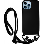 Vivid Silicone Case Strap Apple iPhone 13 Pro Black - (VISISTRAP197BK)