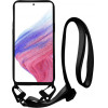 Vivid Silicone Case Strap Samsung Galaxy A53 5G Black - (VISISTRAP215BK)