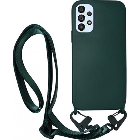 Vivid Silicone Case Strap Samsung Galaxy A53 5G Pine Green - (VISISTRAP215PINEGR)
