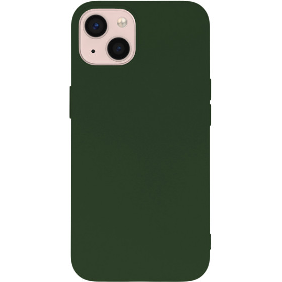 Vivid Silicone Cover Apple iPhone 13 Army Green - (VISILI196ARMYGR)