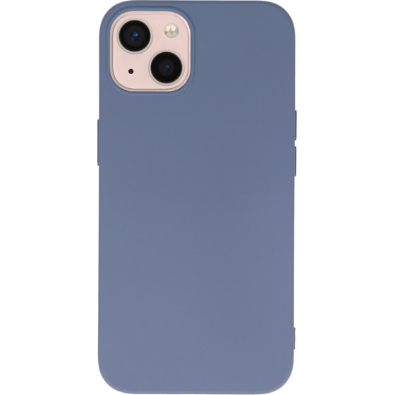 Vivid Silicone Cover Apple iPhone 13 Lavender Grey - (VISILI196LAVENDERGREY)