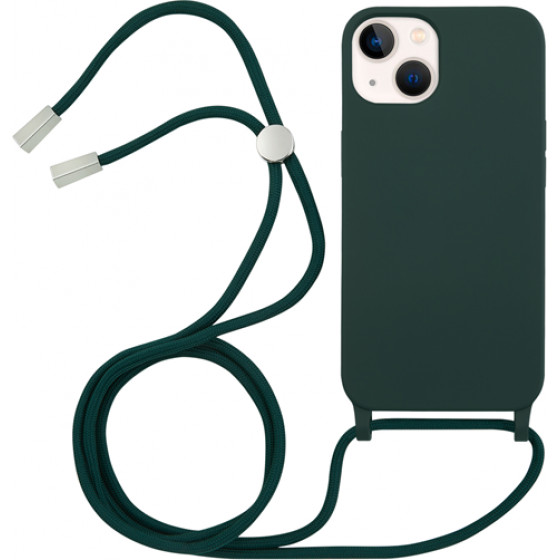 Vivid Silicone Cover Lace Apple iPhone 13 Pine Green - (VISILACE196PINEGR)