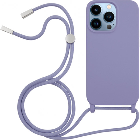 Vivid Silicone Cover Lace Apple iPhone 13 Pro Lilac - (VISILACE197LILAC)