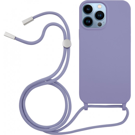 Vivid Silicone Cover Lace Apple iPhone 13 Pro Max Lilac - (VISILACE198LILAC)