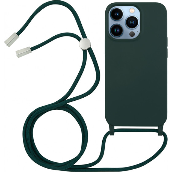 Vivid Silicone Cover Lace Apple iPhone 13 Pro Pine Green - (VISILACE197PINEGR)