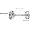 Bamoer ����������� ������� �� ������ ��������, 6mm, ����� 925 - (BSE166)