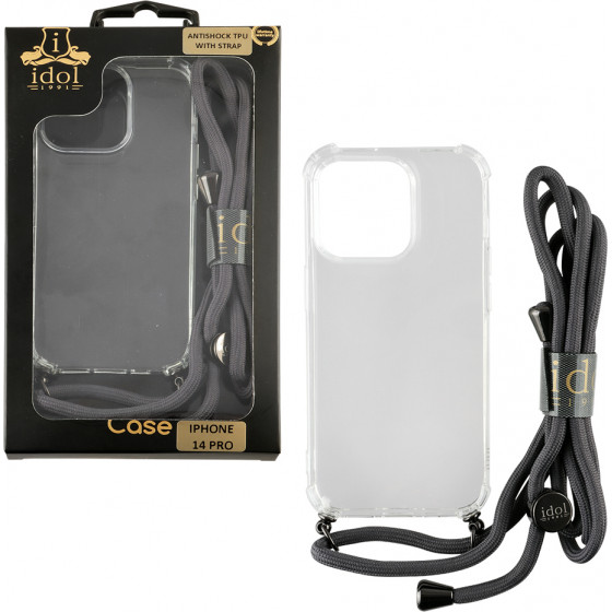 Idol 1991 ���� Iphone 14 Pro 6.1'' Antishock Air Tpu With Strap Camera Guard ������� - (5205308316142)