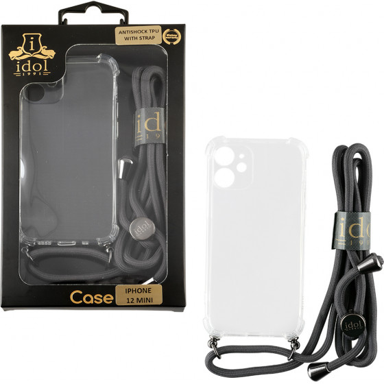 Idol 1991 ���� Iphone 12 Mini 5.4'' Antishock Air Tpu With Strap Full Camera Protection ������� - (5205308316203)