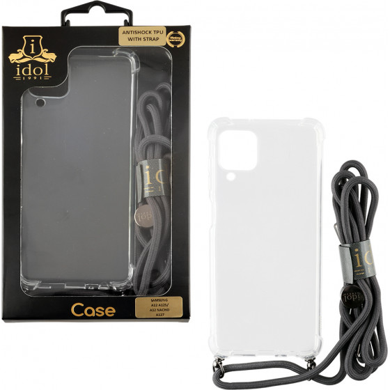 Idol 1991 ���� Samsung A12 A125/A12 Nacho A127 6.5'' Antishock Air Tpu With Strap Full Camera Protection ������� - (5205308316302)