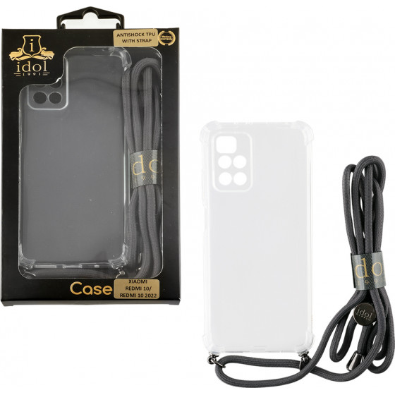 Idol 1991 ���� Xiaomi Redmi 10/Redmi 10 2022 6.5'' Antishock Air Tpu With Strap Full Camera Protection ������� - (5205308316364)