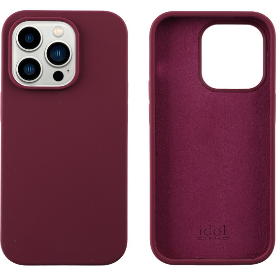 Idol 1991 ���� Iphone 14 Pro 6.1'' Velvet Elite Tpu 4 Side Camera Guard BURGUNDY - (5205308317361)