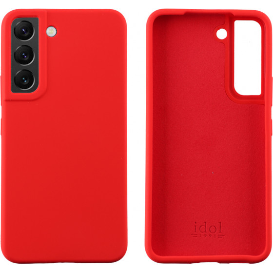 Idol 1991 ���� Samsung S22 5G S901 6.1'' Velvet Elite Tpu 4 Side Camera Guard RED - (5205308314506)
