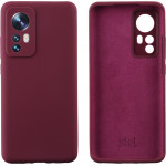 Idol 1991 ���� Xiaomi 12/12X 6.28'' Velvet Elite Tpu 4 Side Camera Guard BURGUNDY - (5205308315183)