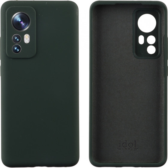 Idol 1991 ���� Xiaomi 12/12X 6.28'' Velvet Elite Tpu 4 Side Camera Guard Dark GREEN - (5205308315022)
