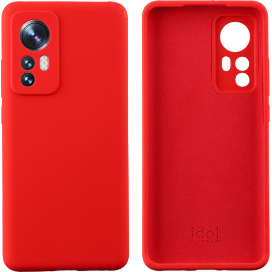 Idol 1991 ���� Xiaomi 12/12X 6.28'' Velvet Elite Tpu 4 Side Camera Guard RED - (5205308315039)