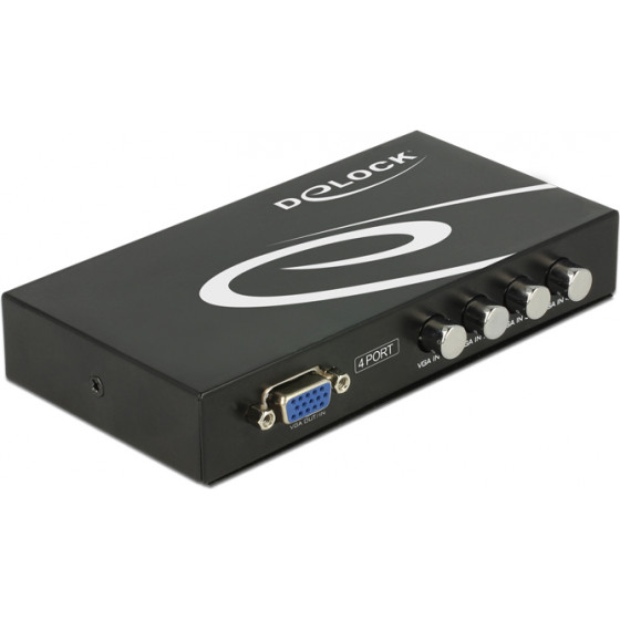 DeLock Vga Switch 4 ports, bidirectional, Full HD, ����� - (87635)