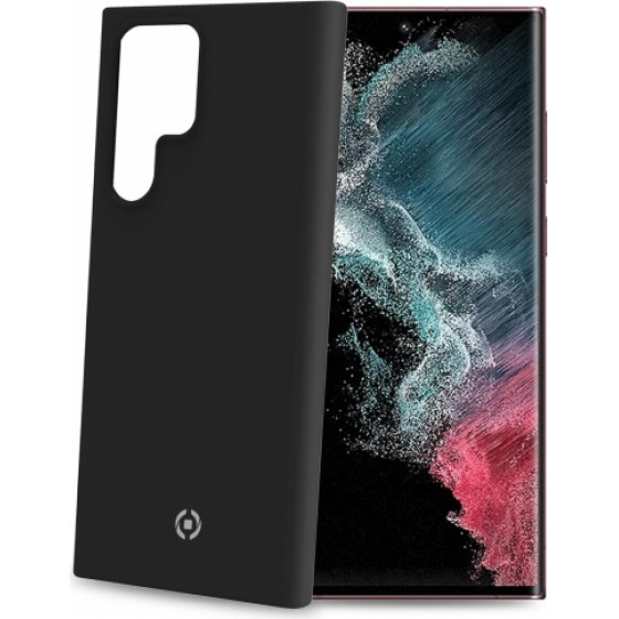 Celly Cromo Fluo Samsung S22 Ultra Black Backcover - (CROMO1012BK)