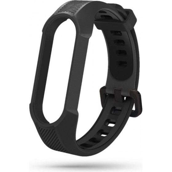 Tech-Protect Replacment Band Armor For Xiaomi Mi Smart Band 5 / 6 / 6 Nfc / 7 Black - (TPRBB7B)