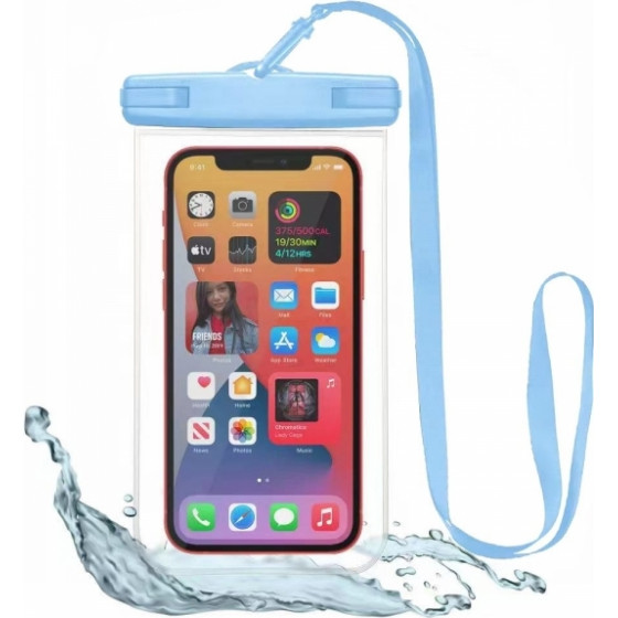 Tech-Protect Waterproof Case For Smartphones Blue - (TPUWBL)
