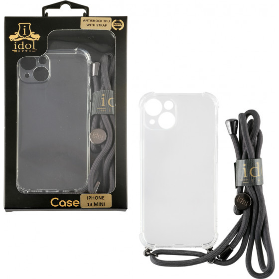 Idol 1991 ���� Iphone 13 Mini 5.4'' Antishock Air Tpu With Strap Full Camera Protection ������� - (5205308314315)