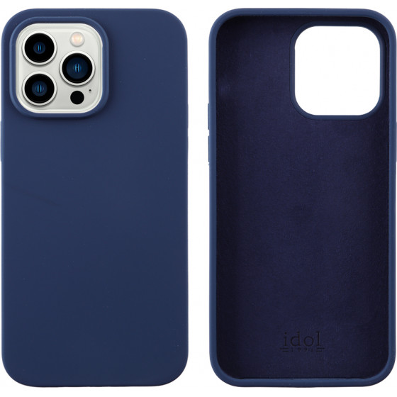 Idol 1991 ���� Iphone 14 Pro Max 6.7'' Velvet Elite Tpu 4 Side Camera Guard BLUE - (5205308317439)