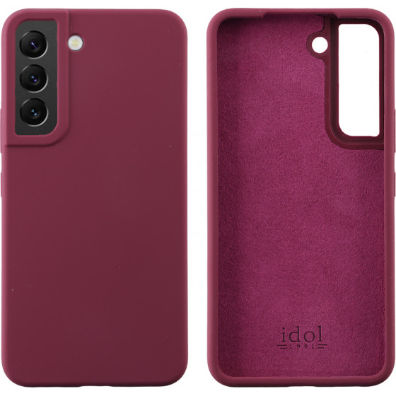 Idol 1991 ���� Samsung S22 Plus 5G S906 6.6'' Velvet Elite Tpu 4 Side Camera Guard BURGUNDY - (5205308314674)