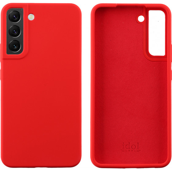 Idol 1991 ���� Samsung S22 Plus 5G S906 6.6'' Velvet Elite Tpu 4 Side Camera Guard RED - (5205308314537)