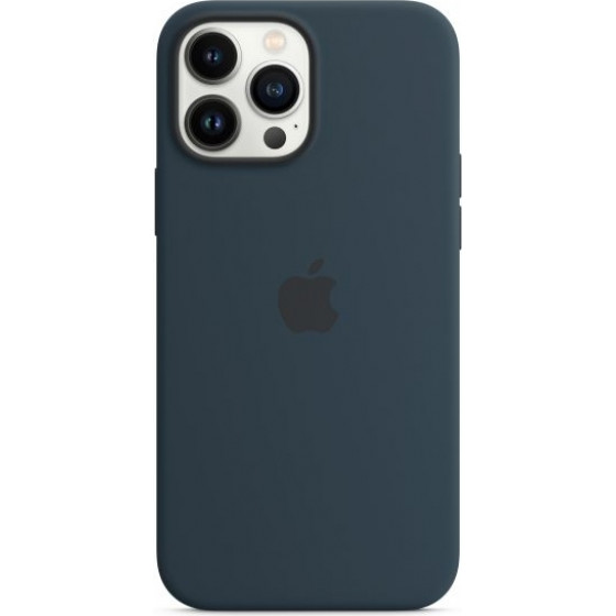 Apple Original Silicone Case Magsafe Iphone 13 Pro Abyss Blue Backcover - (MM2J3ZMA)