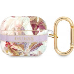 Guess Flower Print Case For Airpods 3 Violet - (GUA3HHFLU)