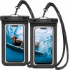 Spigen Universal A601 Waterproof Case 2 Pack Black - (AMP04523)
