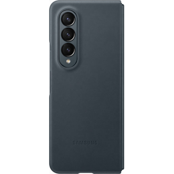 Samsung Leather Cover Galaxy Z Fold4 Moss Gray - (EF-VF936LJEGWW)