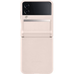 Samsung Leather Flap Cover Galaxy Z Flip4 Peach - (EF-VF721LPEGWW)