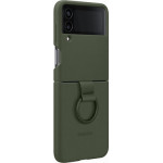 Samsung Silicone/Ring Cover Galaxy Z Flip4 Khaki - (EF-PF721TGEGWW)