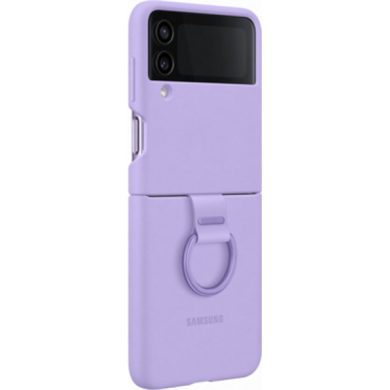 Samsung Silicone/Ring Cover Galaxy Z Flip4 Lavender - (EF-PF721TVEGWW)