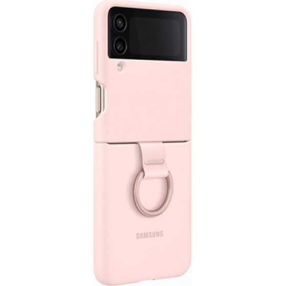 Samsung Silicone/Ring Cover Galaxy Z Flip4 Pink - (EF-PF721TPEGWW)